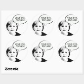 Angela Merkel - – リー国際的ダー – .png ラウンドシール (シート)