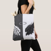 AngelDemonDesign   トートバッグ (クローズアップ)
