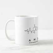 Angelesペプチド名mag コーヒーマグカップ (左)