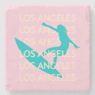 Angeles Travel Art, California, Travel Art 名門私立校風の ストーンコースター