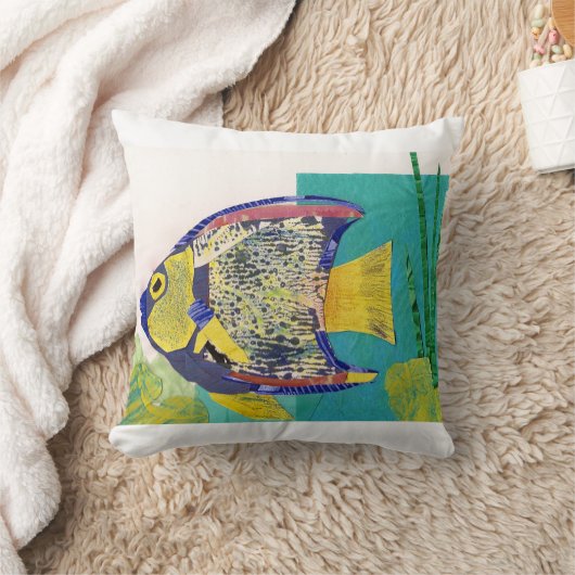 Angelfishの枕 クッション (ブランケット)