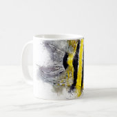 AngelFishカラフルが水族館のオーナーに最適 コーヒーマグカップ (正面左)