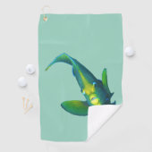 Angelfish -抽象デザイン – 写真から切り取る | ゴルフタオル (インサイチュ)