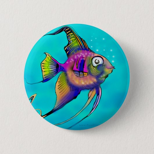 Angelfish 缶バッジ (正面)