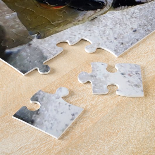 Angelfish Tropical Fish Keeper ジグソーパズル (側面)