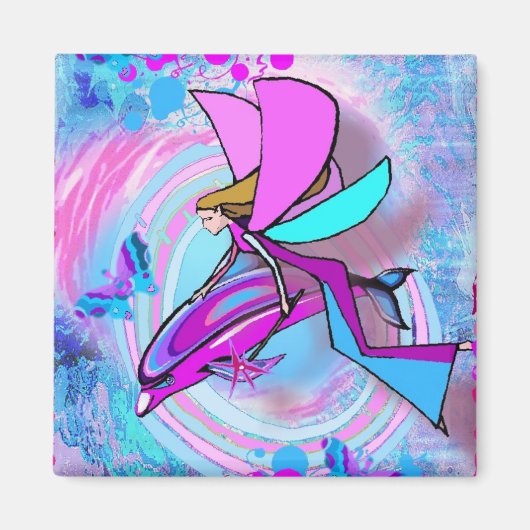 angelfunandgiggleformesの複数形 マグネット (正面)