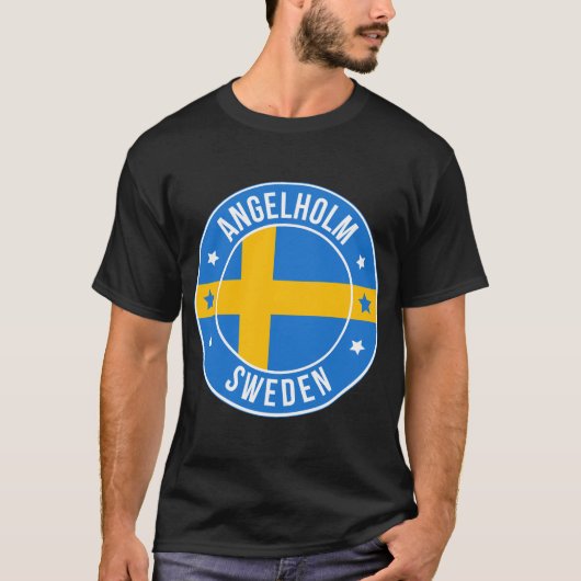 Angelholm, Sweden City T-Shirt Tシャツ (正面)