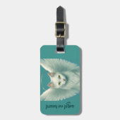 angelic cat ラゲッジタグ (正面縦)