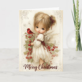 Angelic Christmas Greeting card カード