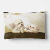 Angelic Duo: Smiling Bichon & Bao Bao Cloud アクセサリーポーチ (裏面)
