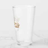 Angelic Duo: Smiling Bichon & Bao Bao Cloud タンブラーグラス (左)