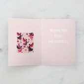 Angelic Figures Mid-Century Modern Kitschmas カード (内部)