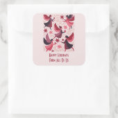 Angelic Figures Mid-Century Modern Kitschmas スクエアシール (バッグ)