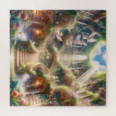 Angelic Library Stairway to Enlightenment ジグソーパズル (横)