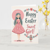 Angelic Springtime Wishes Card カード (黄色い花)