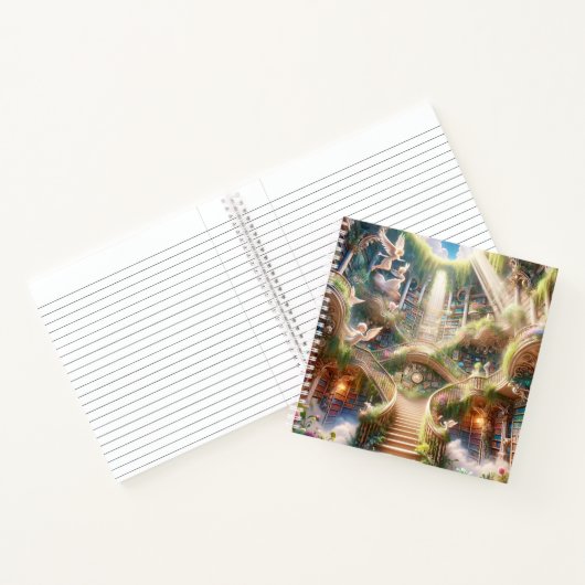 Angelic Stairway to Enlightenment Library ノートブック (内部)