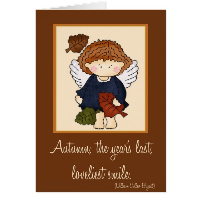 Angelica Autumn Angel Autumn Quote Card d1 (正面)