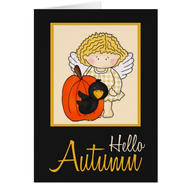 Angelica Autumn Angel Hello Autumn Card d2 (正面)