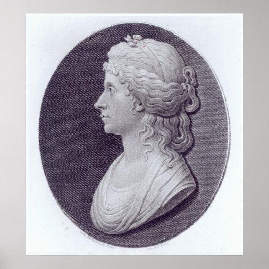 Angelica Kauffman、J.F Buuseによる彫刻 ポスター (正面)
