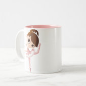 Angelinaバレリーナ ツートーンマグカップ (正面左)