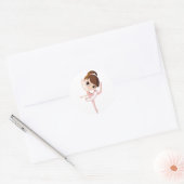 Angelinaバレリーナ ラウンドシール (封筒)