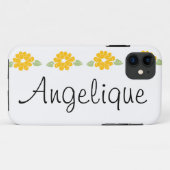 Angeliqueの一流の黄色い花 Case-Mate iPhoneケース (裏面(横))