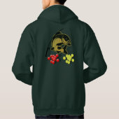 Angeln Karpfen パーカ (裏面)