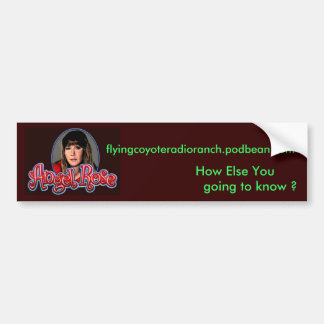AngelRose、flyingcoyoteradioranch.podbean.com、… バンパーステッカー