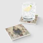 Angels 1900年が付いているヴァージン ストーンコースター (横)