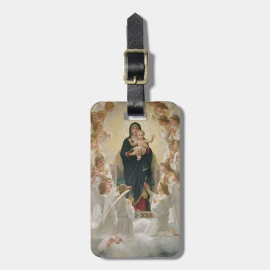 Angels 1900年が付いているヴァージン ラゲッジタグ (正面縦)