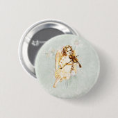 Angel's a 遊 violin on on a shabyヴィンテージテクスチャ 缶バッジ (正面&裏面)