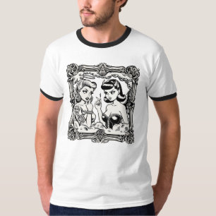 Angels and devil consult tシャツ