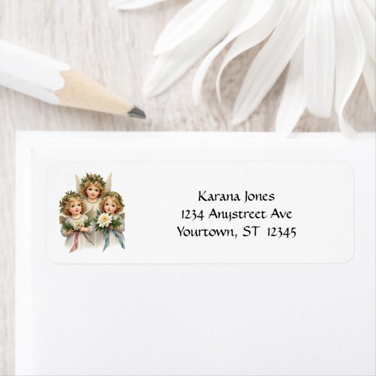 Angels and Flowers ラベル (インサイチュ)