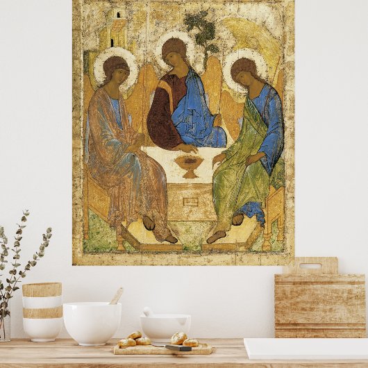 Angels At Mamre Trinity ポスター (キッチン)