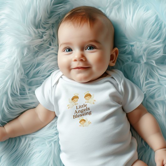 Angels Blessing – Baby Bodysuit | Baptism & GIFT ベビーボディスーツ