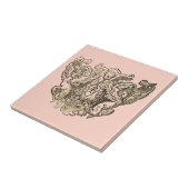 Angels – Coat of arms – Emblem rosa rose タイル (側面)