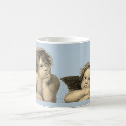 Angels Engel – Madonna Sixtina – Raphael – Raffael コーヒーマグカップ (中央)