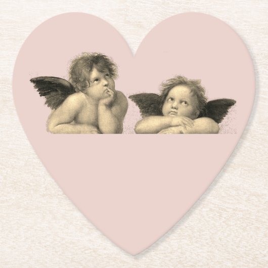 Angels Engel – Madonna Sixtina – Raphael – Raffael ペーパーコースター (正面)