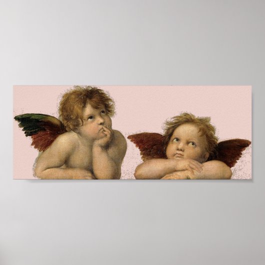 Angels Engel – Madonna Sixtina – Raphael – Raffael ポスター (正面)