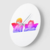 Angels Engel – Madonna Sixtina – Raphael – Raffael ラージ壁時計 (傾斜)