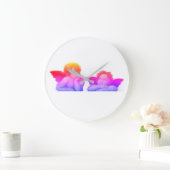 Angels Engel – Madonna Sixtina – Raphael – Raffael ラージ壁時計 (ホーム)