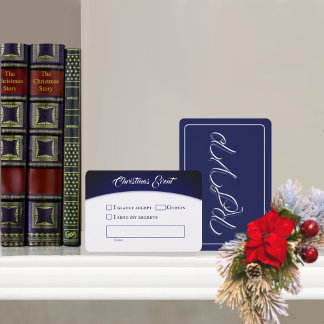 Angels From the Realms of Glory Response Card 出欠カード