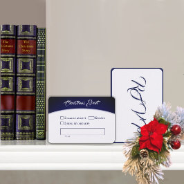 Angels From the Realms of Glory Response Card 出欠カード