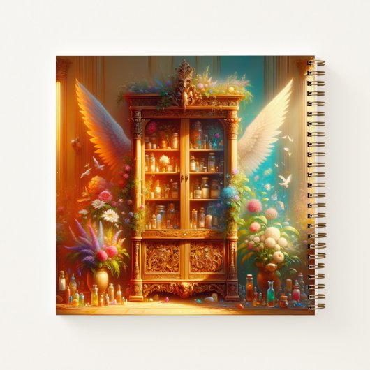 Angel's Healing Cabinet Seraphic Sanctuary ノートブック (裏面)