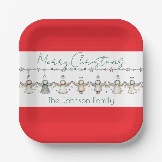 Angels in Celebration ペーパープレート (正面)