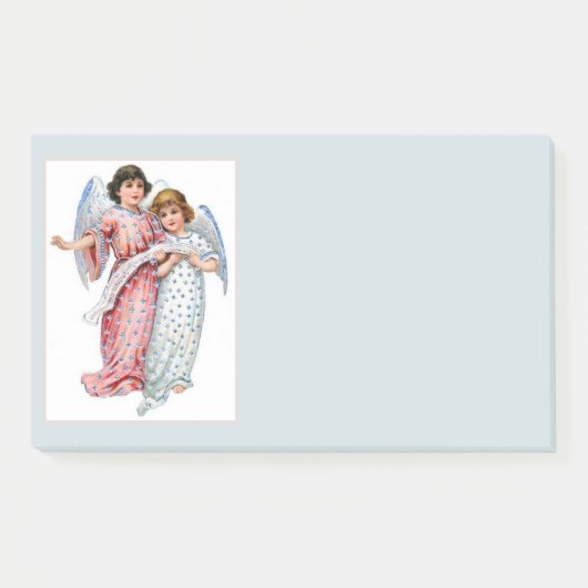 Angels In Pink And Blue Post-It Notes ポストイット (正面)