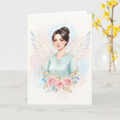 Angels in Scrubs   カード (黄色い花)