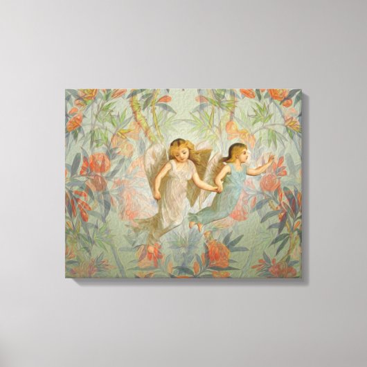 Angels in the Garden キャンバスプリント (正面)