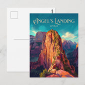 Angel's Landing USA ポストカード (正面/裏面)