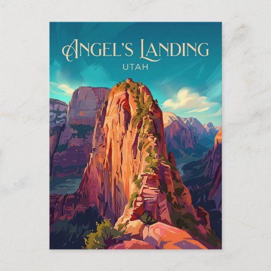 Angel's Landing USA ポストカード (正面)